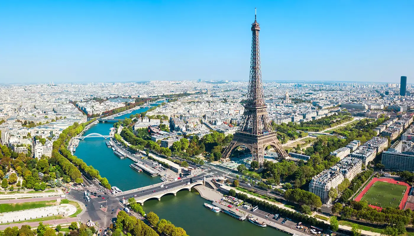 Eiffel Tower and Paris cityscape for Indian tourists planning a France trip