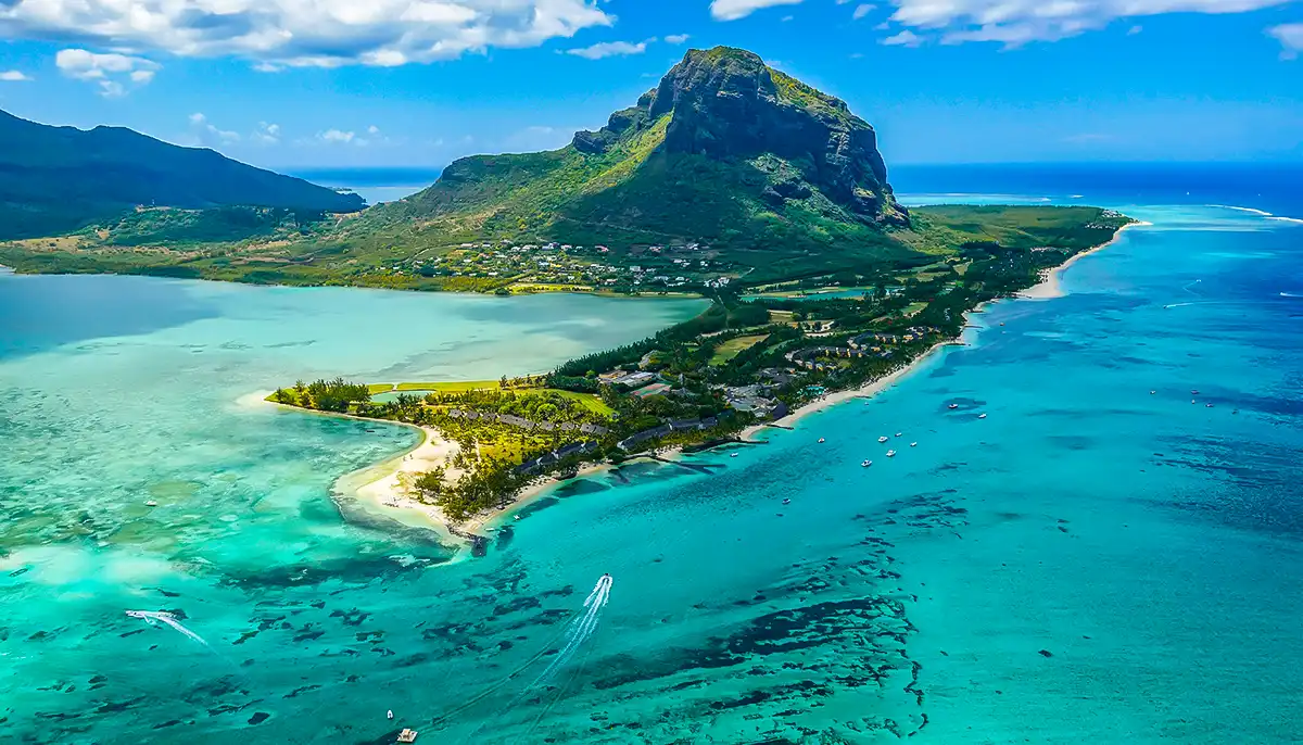 Mauritius beaches and coastal scenery for Indians travelling visa-free